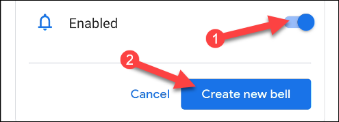 create family bell announcement