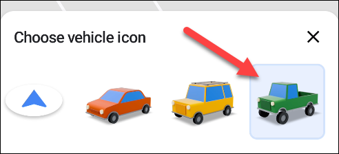 choose a vehicle icon