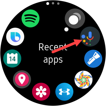 Select the G-Voice Assistant app.