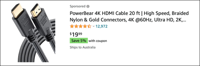 HDMI Cable on Amazon