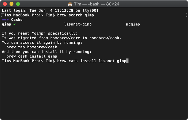 Installing Software with Homebrew for macOS