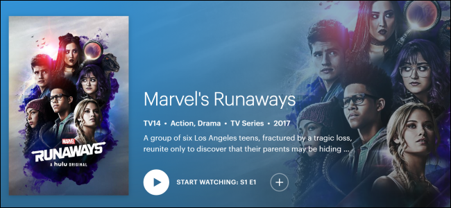 Hulu Originals Marvel's Runaways.