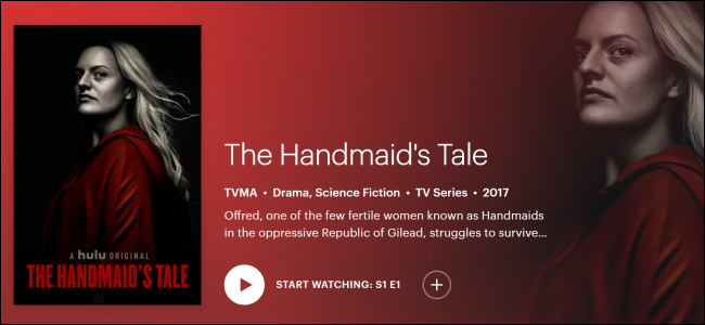 Hulu Original The Handmaid's Tale.