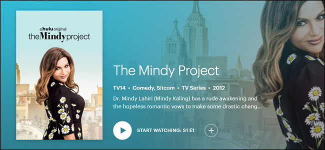 Hulu Original The Mindy Project.