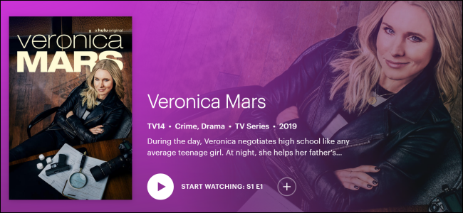 Hulu Original Veronica Mars.