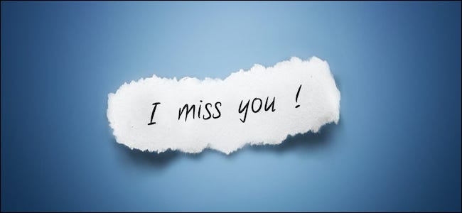 I Miss You! written on a piece of paper
