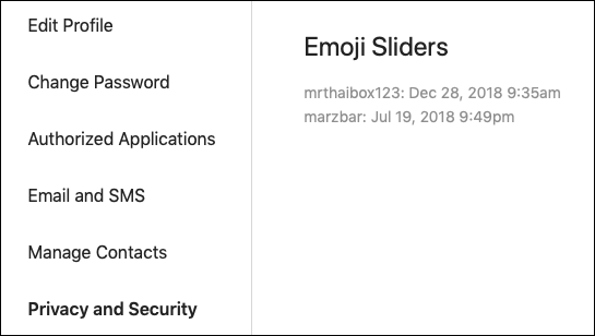 Instagram Emoji Slider data