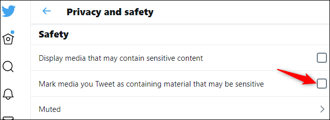 Stopping your own tweets from being marked as sensitive content