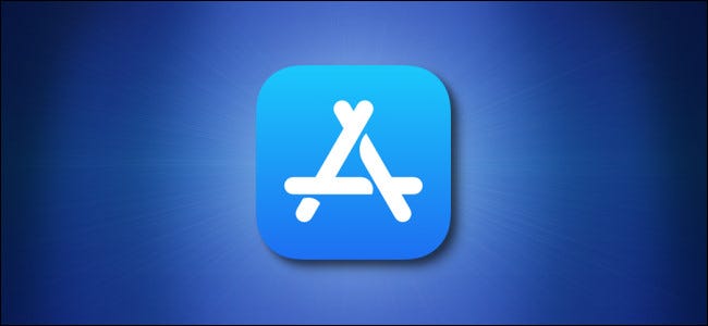 Apple App Store Icon on a Blue Background