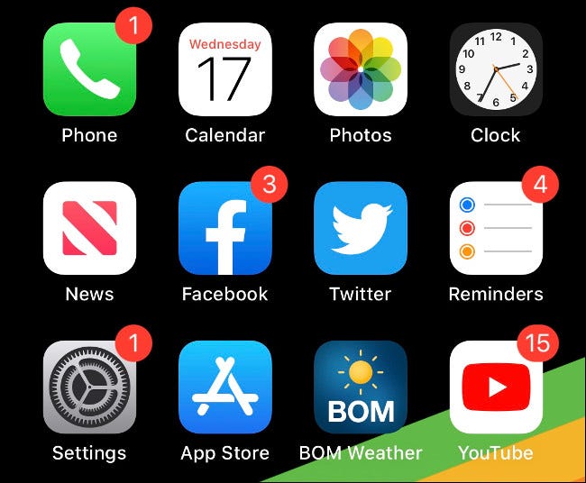 App icons on an iOS Home screen.