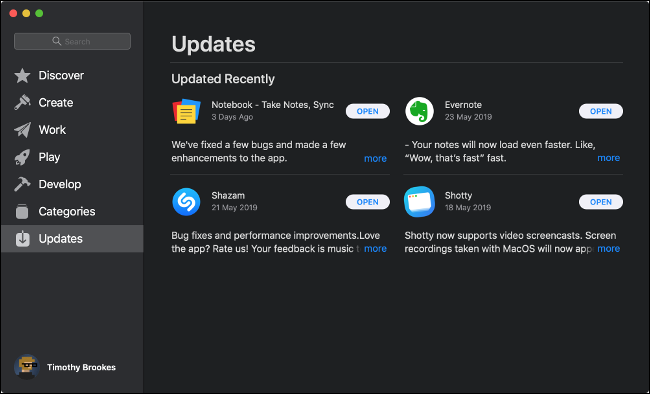 Install App Store Software Updates
