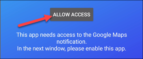 navigation pro notification access