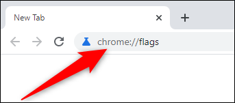 Open Chrome and visit the flags menu