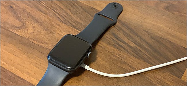 An Apple Watch not charging