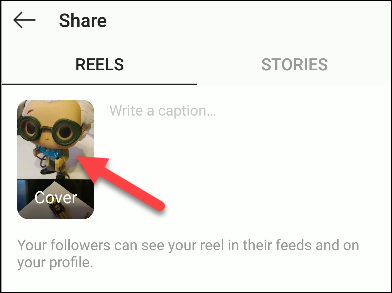 instagram reels cover image