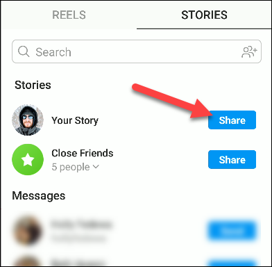 instagram reels stories