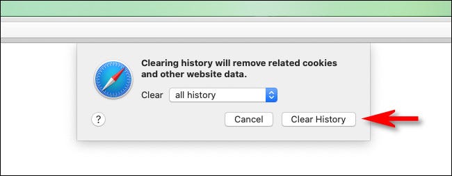 Click Clear History.