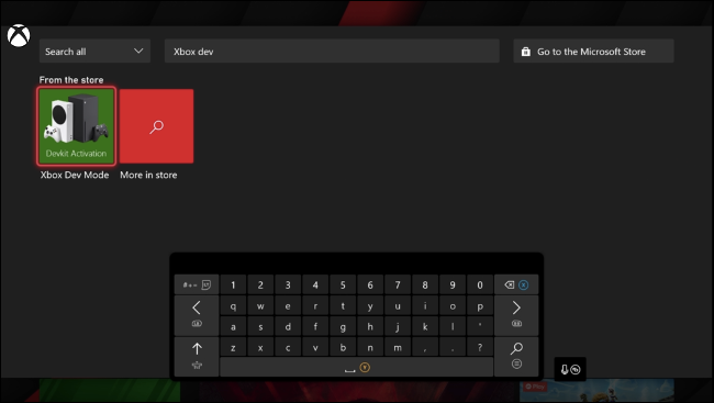 Search Microsoft Store on Xbox