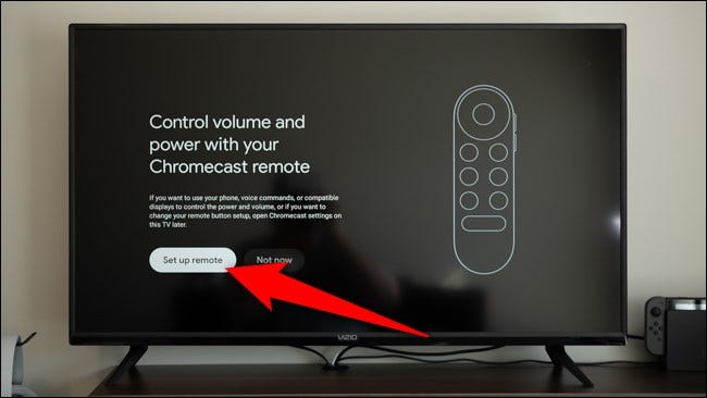 Select the Set Up Remote button