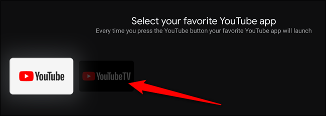 Select the YouTube app you would like to map the button to