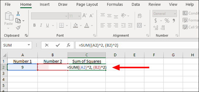 simple formula for sum of squares