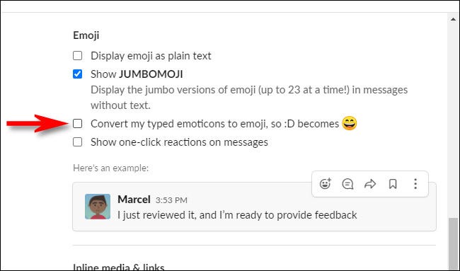 In Slack Preferences, uncheck Convert my typed emoticons to emoji.