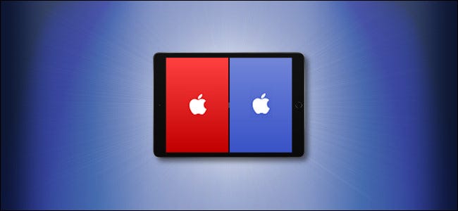 Example of Apple Split View on iPad