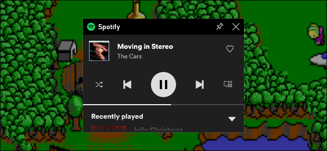 spotify game bar widget