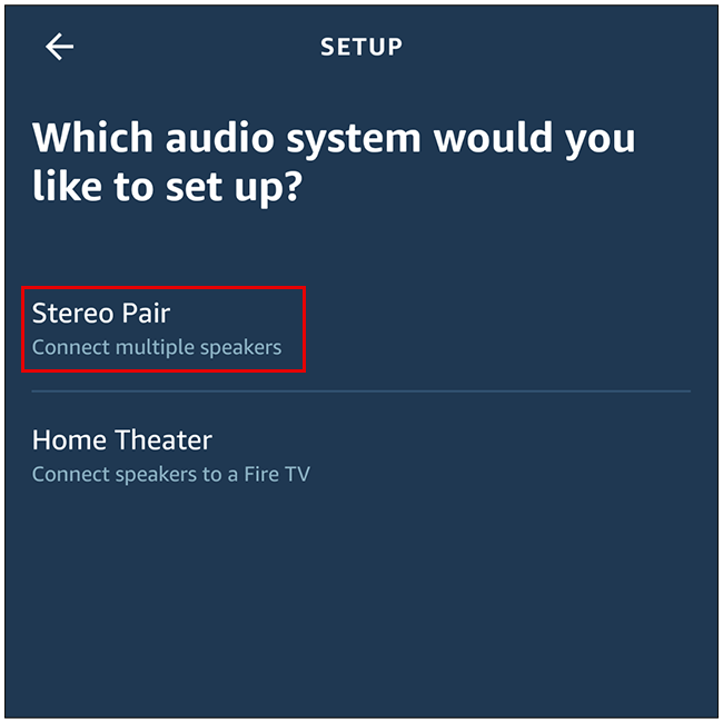 Select Stereo Pair