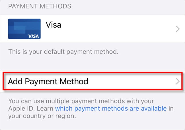 Tap Payment Method