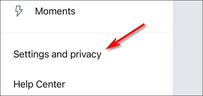 In the Twitter app, tap Settings and privacy