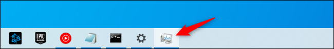 The Task Manager's taskbar shortcut icon.