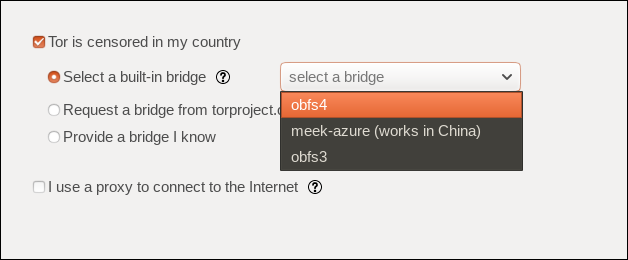 bridge configuration options