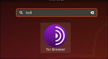 tor icon in ubuntu