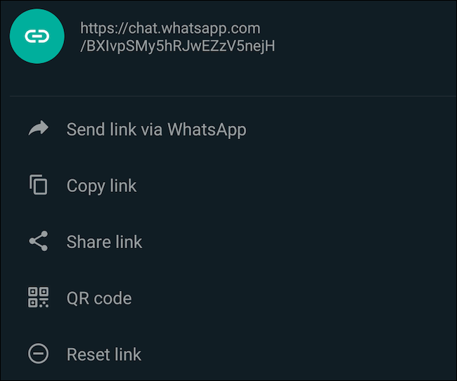 Invite people to WhatsApp group via link
