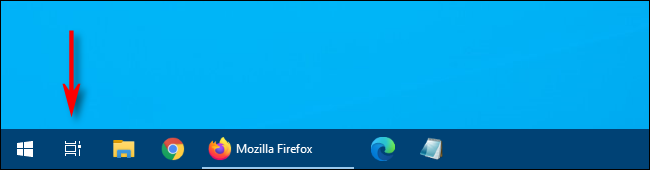 In Windows 10, click the Task View button on the taskbar.