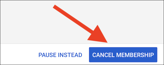 YouTube TV will list what you will miss by canceling. Select the Cancel Membership button one last time to completely unsubscribe