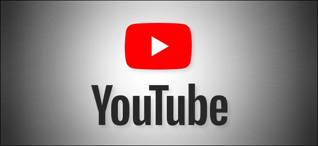 YouTube Logo on Grey Background