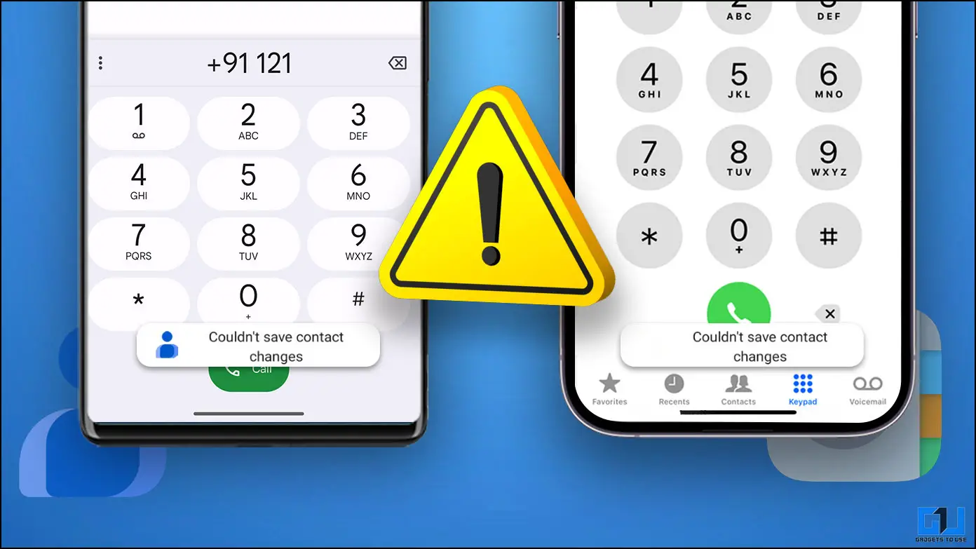 Contacts Not Saving on Android or iOS