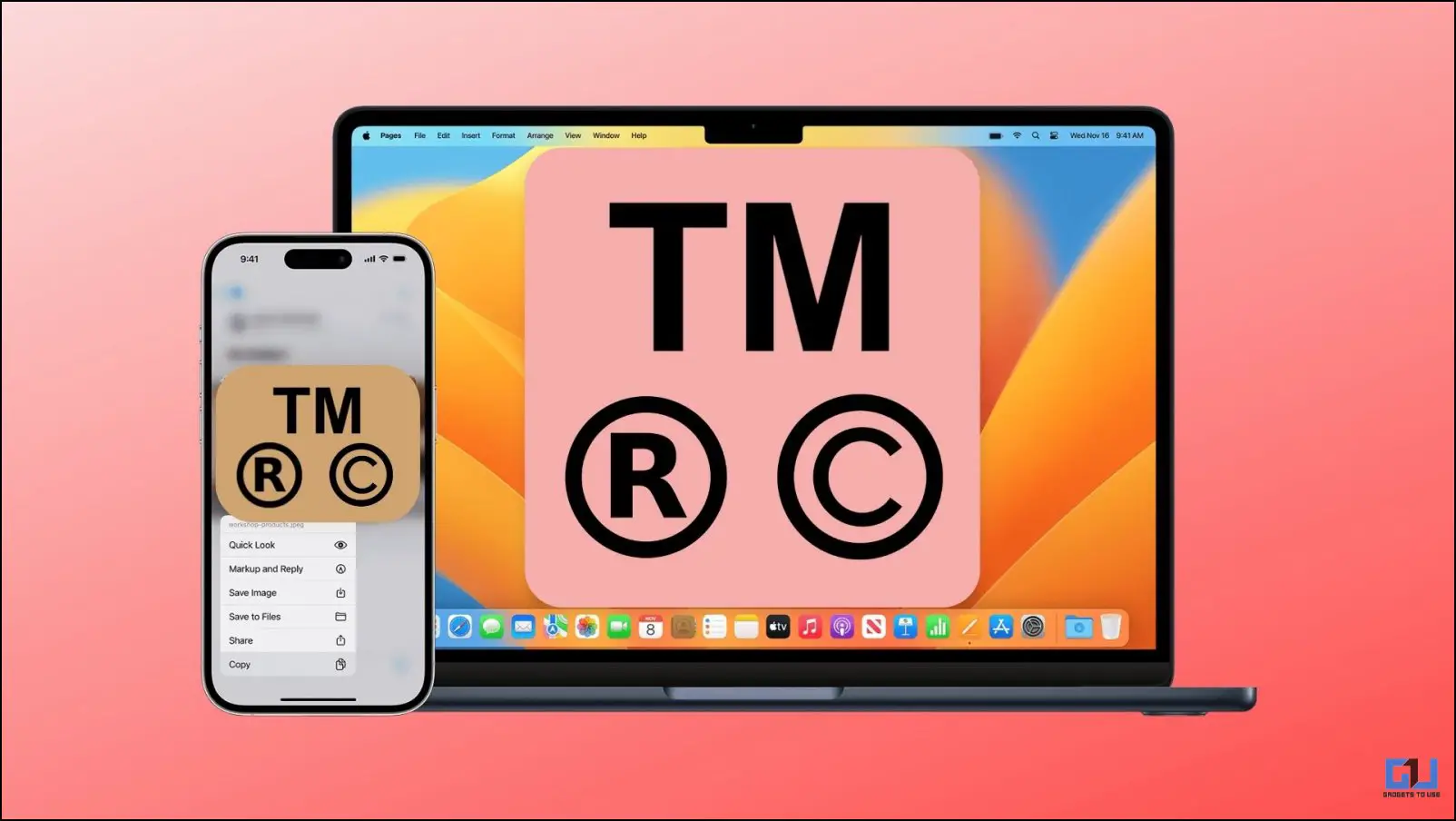 Type Trademark Symbols on Mac and iPhone